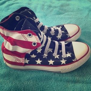 American Flag Converse